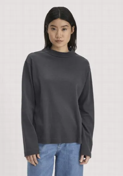 hessnatur hessnatur Longsleeve Oversize aus reiner Bio-Baumwolle