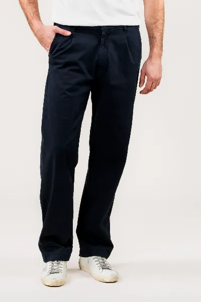Kuyichi Kuyichi Herren vegan Hose Chino Harry Loose Dark Navy