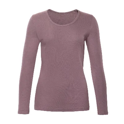 Living Crafts LIVING CRAFTS - Damen Langarm-Unterhemd - Lila