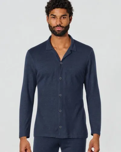 HempAge HempAge Weiches Pyjamahemd Hanf/Biobaumwolle