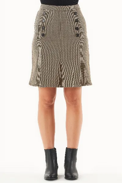 ORGANICATION ORGANICATION Damen vegan Rock Bio-Baumwollmischung Schwarz Camel