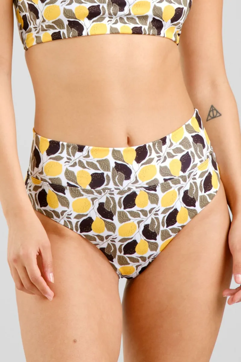 dedicated Bikini Bottom Slite Lemon Bricks Gelb