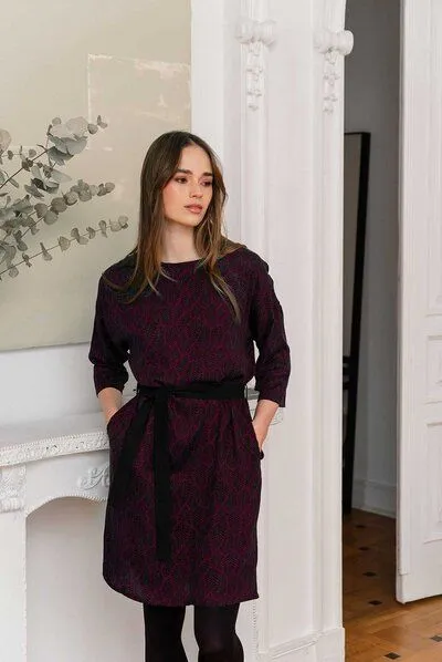 WiDDA berlin WiDDA berlin Kleid PURA beere aus ECOVERO®