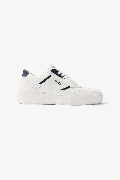 MoEa MoEa Herren vegan Sneaker Gen1 Mushroom WeiÃŸ & Navy