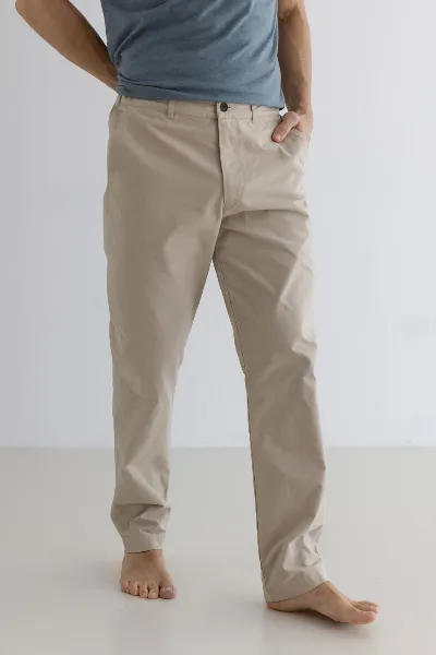 TWOTHIRDS TWOTHIRDS Herren vegan Hose Venetiko Feather Grey