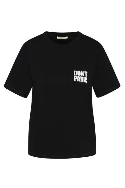 Wunderwerk Wunderwerk Damen Tee aus Bio-Baumwolle Tee don't panic small