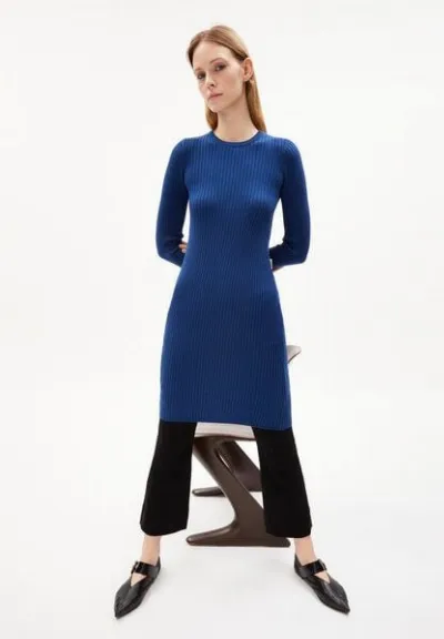ARMEDANGELS ARMEDANGELS LIAA RN Damen Strickkleid Slim Fit aus Bio-Baumwolle