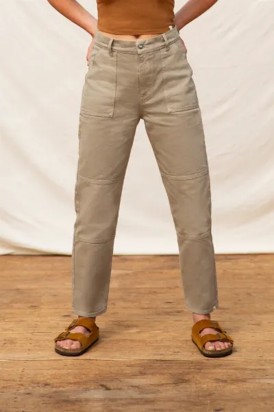 MATONA MATONA Damen vegan Hose Utility Wild Sage Grün