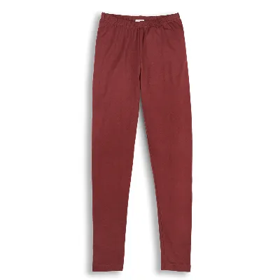 Living Crafts LIVING CRAFTS - Damen Leggings - Rot (92% Bio-Baumwolle; 8% Elasthan (ROICA™V550)), Nachhaltige Mode, Bio Bekleidung