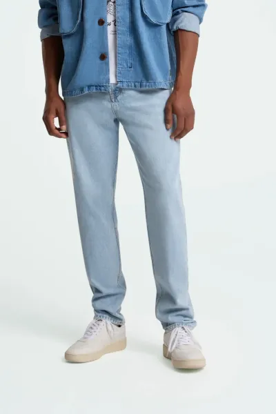 Kings Of Indigo Kings of Indigo Herren vegan Jeans Sushan Reef Super Light Washed Blue