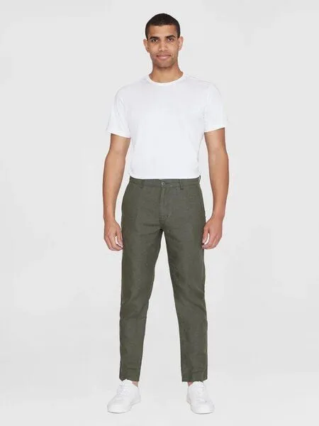 KnowledgeCotton Apparel KnowledgeCotton Apparel Leinenhose - CHUCK regular linen pant