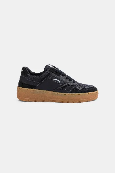 MoEa MoEa Herren vegan Sneaker Origin Black Textile Corn