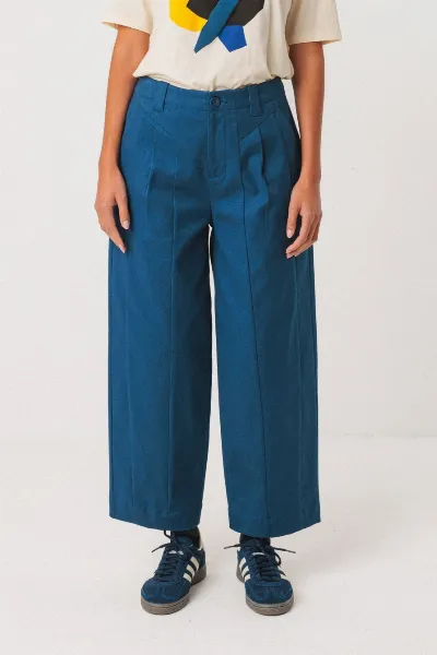 SKFK SKFK Damen vegan Hose Niobe Blau