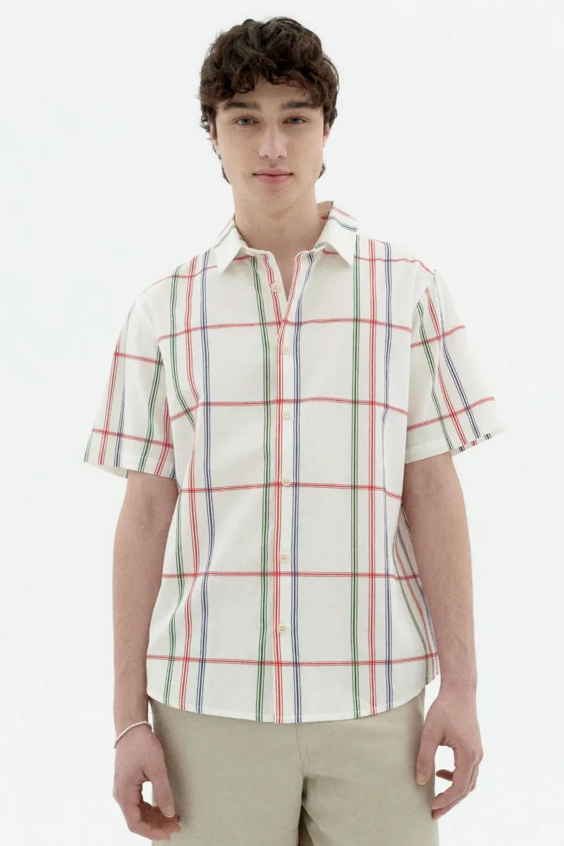 thinking mu Thinking MU Herren vegan Hemd Tom Multicolor