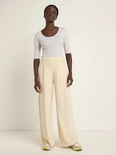 LANIUS LANIUS Hose mit weitem Bein (GOTS)