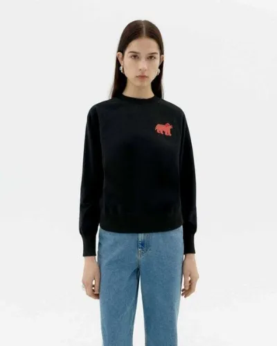 thinking mu thinking mu Doggy Bonnie Sweatshirt
