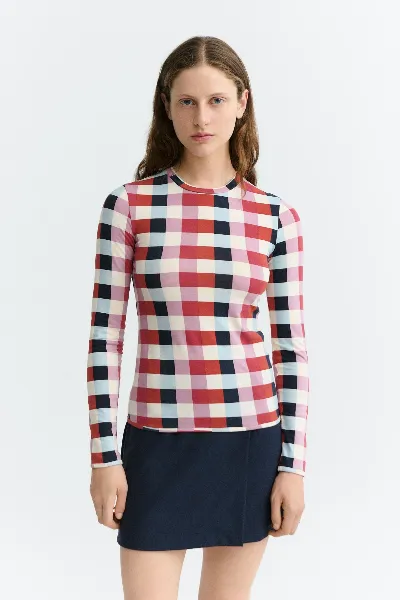 Thinking MU Longsleeve Brisa Cheschire Checks Rot