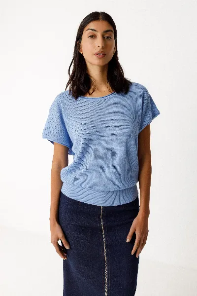 SKFK SKFK Damen vegan Oberteil Zelia Blue