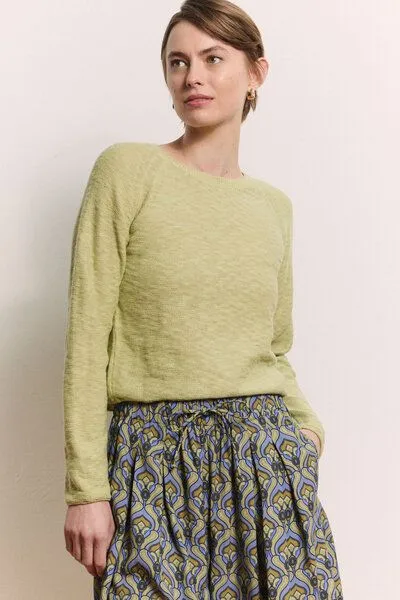 TRANQUILLO TRANQUILLO Slub Strick-Pullover Idaa GOTS (1200002)