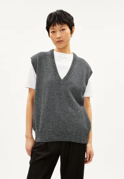 ARMEDANGELS ARMEDANGELS MALUKAA CLEAN UP - Damen Stricktop Loose Fit aus Bio-Baumwoll Mix