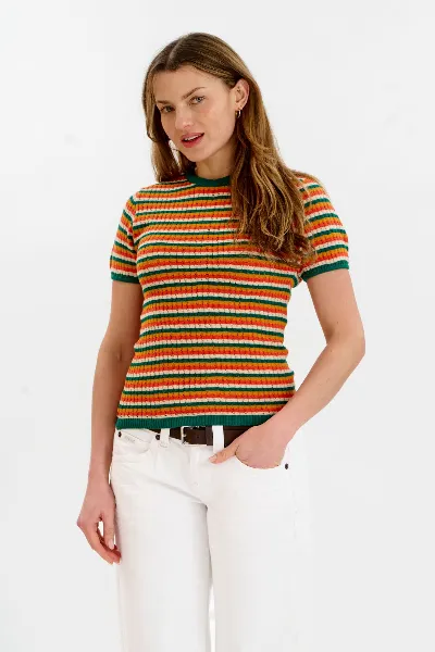 KOMODO KOMODO Damen vegan Strick-T-Shirt Penelope Earth