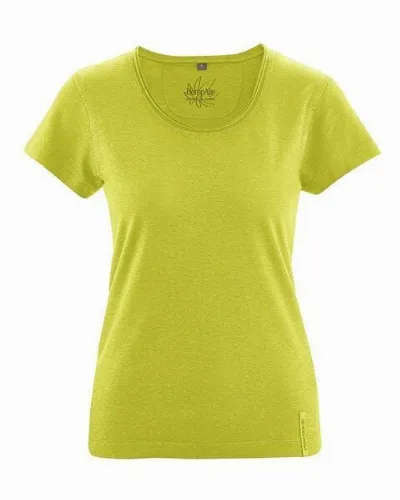 HempAge HempAge Damen T-Shirt mit Rollsaum Hanf/Bio-Baumwolle