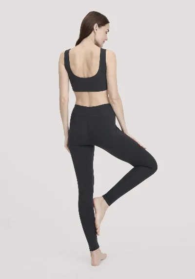 hessnatur hessnatur Loungewear Leggings Medium Cut ACTIVE LIGHT aus Bio-Baumwolle