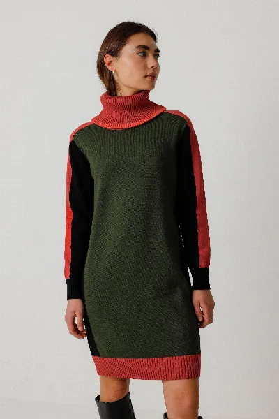 SKFK SKFK Damen vegan Kleid Emili Grün
