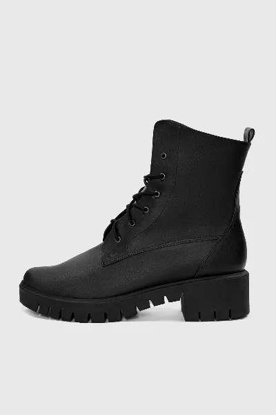 BOHEMA BOHEMA Damen vegan Schnürstiefel Classic Black