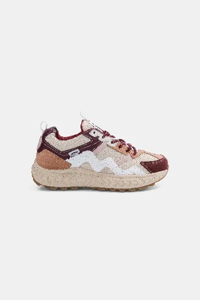MoEa MoEa Herren vegan Sneaker Dune Beige & Wine Grapes