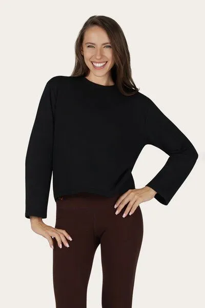 Urban Goddess Urban Goddess Mira Fleece Yoga Langarm Shirt