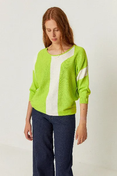 SKFK SKFK Damen vegan Pullover Naike GrÃ¼n/