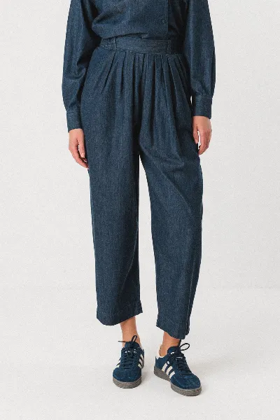 SKFK SKFK Damen vegan Hose Amatza Blau