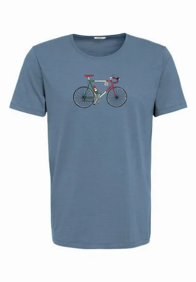 GreenBomb GREENBOMB Bike Enzo Spice - Sportliches T-Shirt aus Bio-Baumwolle / hochwertiger Print / GOTS / Fair & Vegan