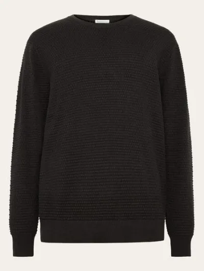 KnowledgeCotton Apparel KnowledgeCotton Apparel Bubble Knit Crew Neck