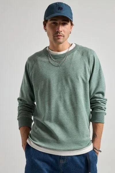Trendsplant Trendsplant Essential Lightweight Sweatshirt Salty Green