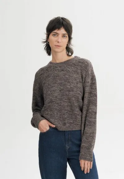 MELA MELA Strukturierter Strickpullover Style SURIYA aus 100% Bio-Baumwolle