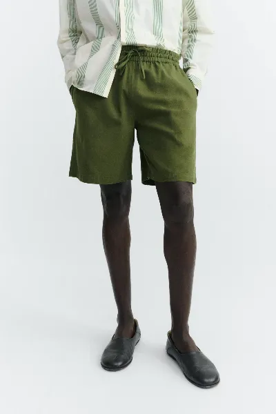 thinking mu Thinking MU Herren vegan Shorts Bermuda Henry Green