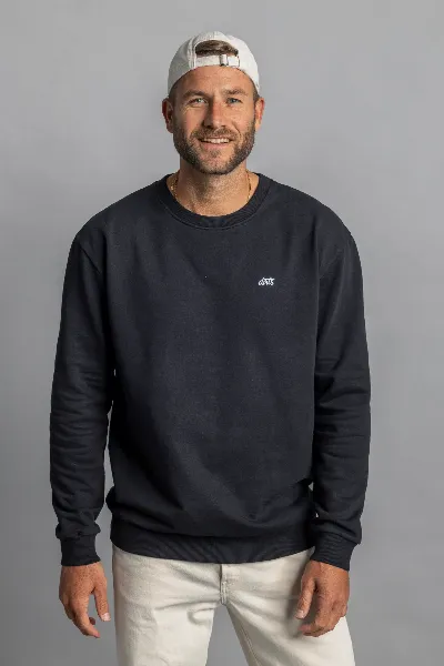 DIRTS DIRTS Herren vegan Sweatshirt Logo Crewneck