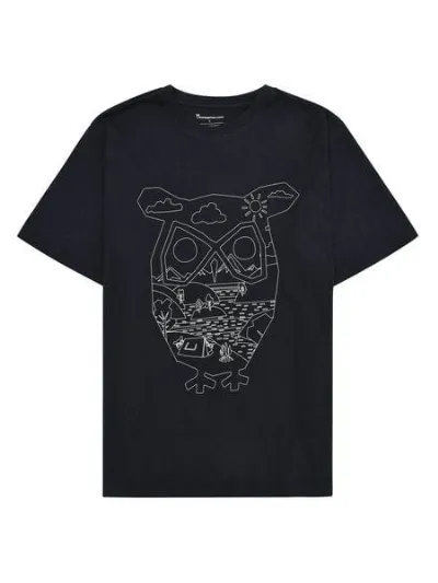 KnowledgeCotton Apparel KnowledgeCotton Apparel T-Shirt mit Front-Print aus Bio-Baumwolle