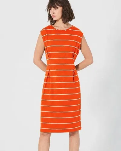HempAge HempAge Gestreiftes Kleid Hanf/Biobaumwolle