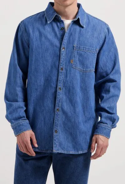 MUD Jeans MUD Jeans Herren Hemd Chris - Medium Stone