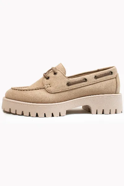 Will's Vegan Store Will's Vegan Store Damen vegan Mokassins Track Sole Veganes Wildleder