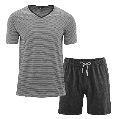 Living Crafts LIVING CRAFTS - Herren Schlafanzug - Grau