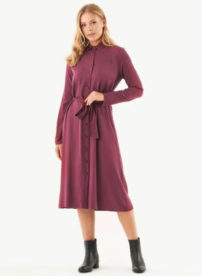 ORGANICATION ORGANICATION Hemdblusenkleid aus LENZING ECOVERO