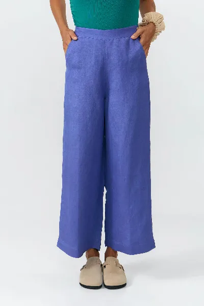SUITE13LAB SUITE13LAB Damen vegan Hose Hatta Mid Blue
