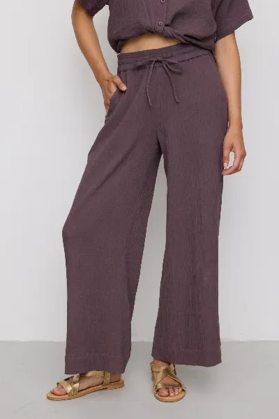 recolution Recolution Damen vegan Hose Crocus Mystic Grape