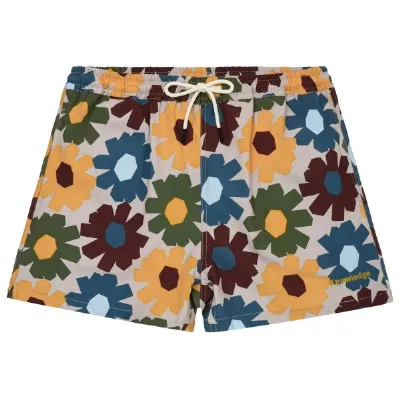 KnowledgeCotton Apparel KnowledgeCotton Apparel - Stretch AOP Swimshorts - Badehose