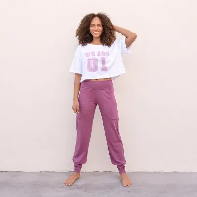 Jaya Jaya JOYCE - Damen - Hose für Yoga und Feizeit aus Biobaumwolle