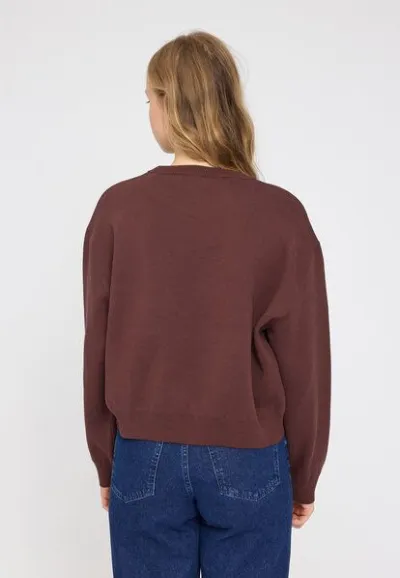Mazine Mazine Baumwollstrickpullover Cherry